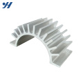 6000 series extruded natural anodized Silver Custom aluminum LED heatsink